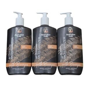 Australian Gold After Sun Moisturizer with Bronzer 3 Pack 16oz Instant Color